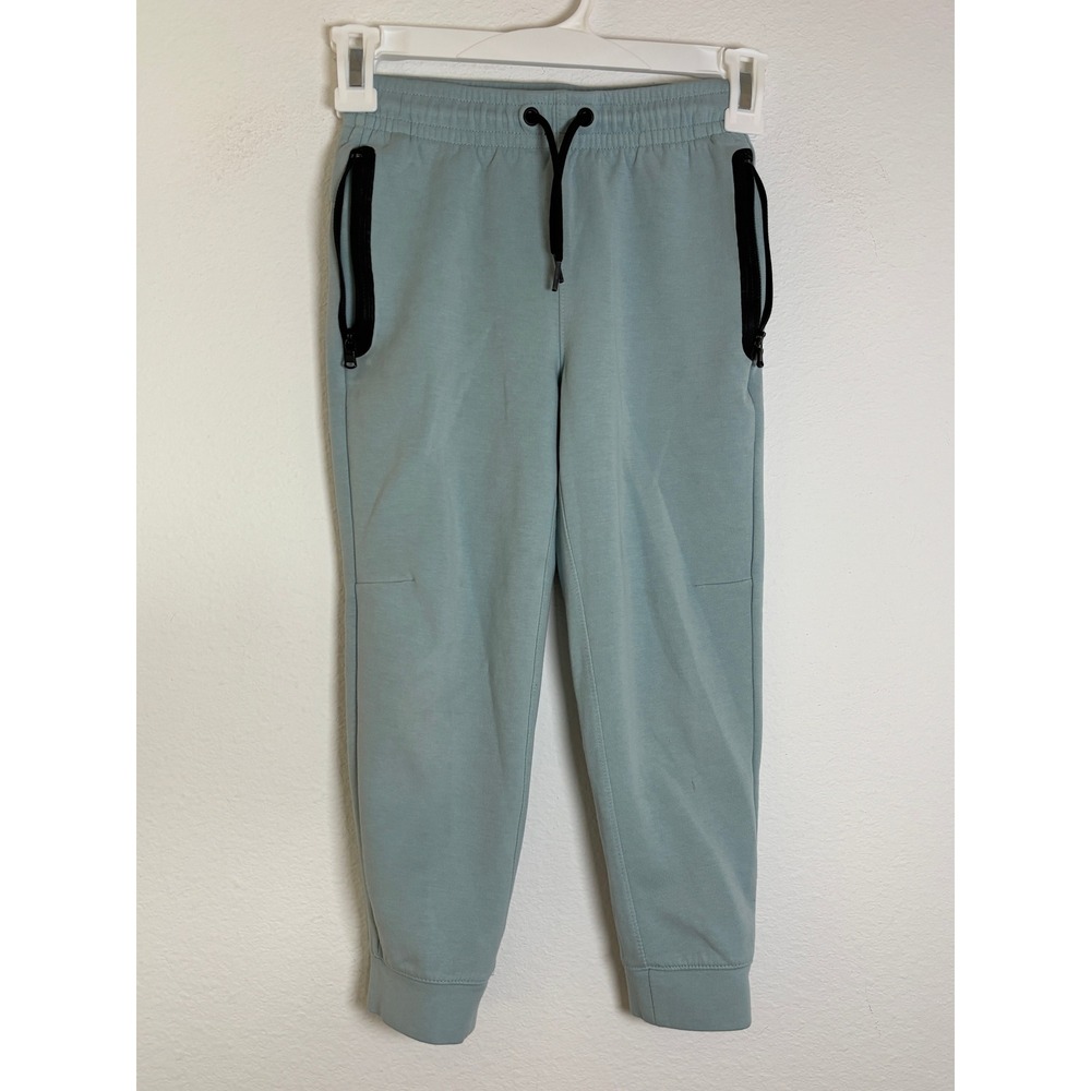 Old Navy Active Boys Dynamic Fleece Joggers Light Blue Green Size S 6-7 Pants